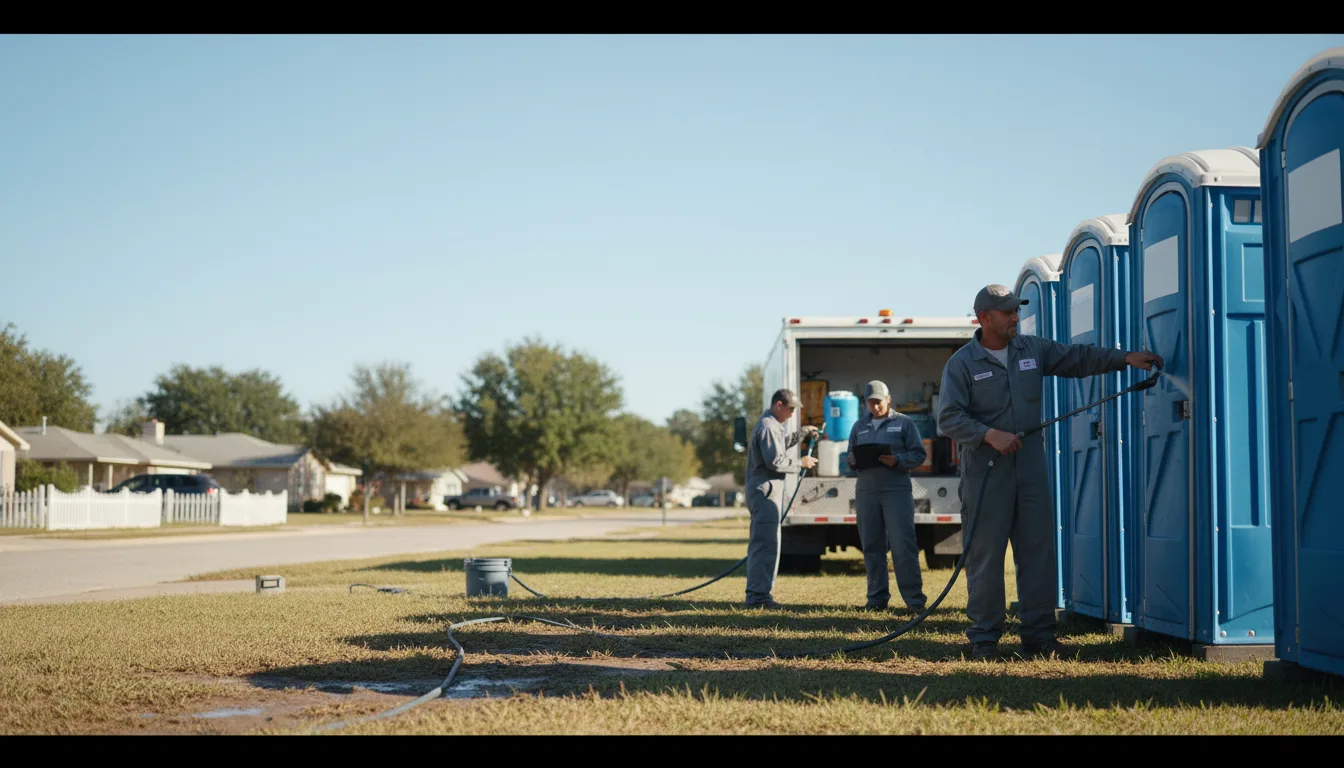 Long-Term Portable Toilet Rental in Throckmorton, TX near me
